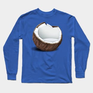 coconut for vegans and vegetarians Long Sleeve T-Shirt